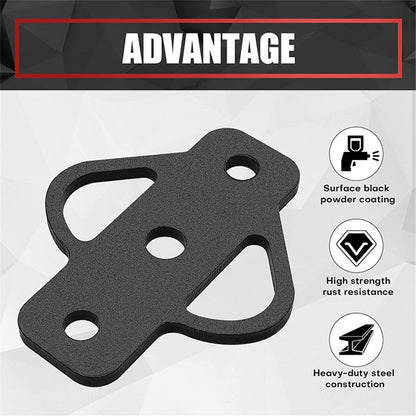 3-Way Trailer Hitch Adapter with Bolt Fit for ATV Lawn Mower Golf Cart Garden Tractor Flat Towing Tow Ball Mount