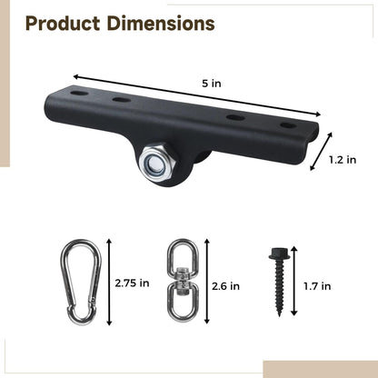 360° Swivel Heavy Bag Mount For Punching Bag Hanger. Heavy Bag Hanger For Yoga, Gym, Swing Chairs, And Hammocks Heavy Bag Mount. Punching Bag Hanger, Box Bag Hanger For Hanging Heavy Bag