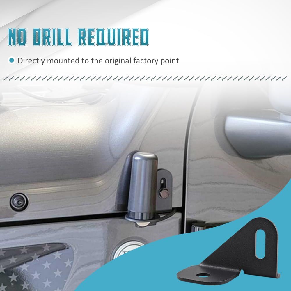 Antenna Mount Driver Side Antenna Mount Radio Driver's Side Mounting Bracket Front Driver Near The Hood Side Holder