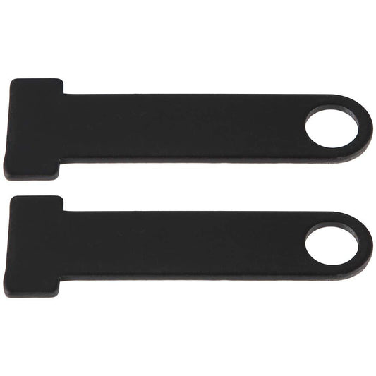 2 pair aluminum alloy Ring Lock, Helmet Strap D Ring Lock aluminum alloy Motorcycle Steel Ring Lock Black