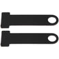 2 pair aluminum alloy Ring Lock, Helmet Strap D Ring Lock aluminum alloy Motorcycle Steel Ring Lock Black