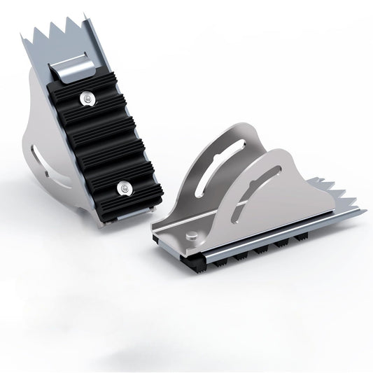 2 pack Replacement Shoe Kit for Aluminium Ladder Extension Ladder Feet, Replacement Parts for Aluminum Ladders