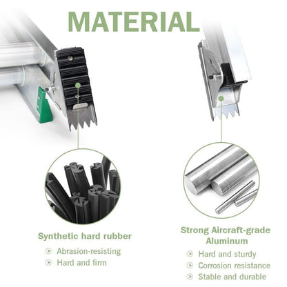 2 pack Replacement Shoe Kit for Aluminium Ladder Extension Ladder Feet, Replacement Parts for Aluminum Ladders