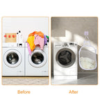 3 pack Mesh Collapsible Small Wall Laundry Baskets，Hanging Laundry Hamper，for Hotel, University Dormitory Use