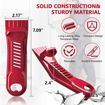 2 pack Drywall Panel Lifter, Drywall Rasp, Drywall Tool Includes Built In Bottle Opener, Lightweight, Non-Clogging Rasp, Door Hanging Tool