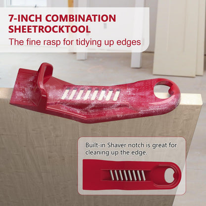 2 pack Drywall Panel Lifter, Drywall Rasp, Drywall Tool Includes Built In Bottle Opener, Lightweight, Non-Clogging Rasp, Door Hanging Tool