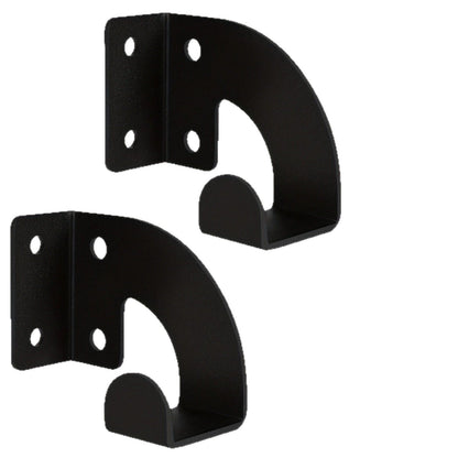 2PCS Chainsaw Hanger, Heavy Duty Chainsaw Wall Mount Holder, Organizer Mounted Chainsaw Rack, Chain Saw Hanger for Garden, Garage, Workshop, Black