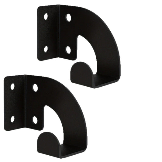 2PCS Chainsaw Hanger, Heavy Duty Chainsaw Wall Mount Holder, Organizer Mounted Chainsaw Rack, Chain Saw Hanger for Garden, Garage, Workshop, Black