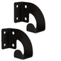 2PCS Chainsaw Hanger, Heavy Duty Chainsaw Wall Mount Holder, Organizer Mounted Chainsaw Rack, Chain Saw Hanger for Garden, Garage, Workshop, Black