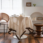 Tablecloth Tablecloth Rectangle Tablecloth Solid Elegant Home Table Decorative Table Cloth Wedding 140*160 cm