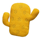 Cute Soft Mushroom Pillow Cactus Pillow Sofa Cushion Plush Home Decoration Pillow cushion (30cmYellow)