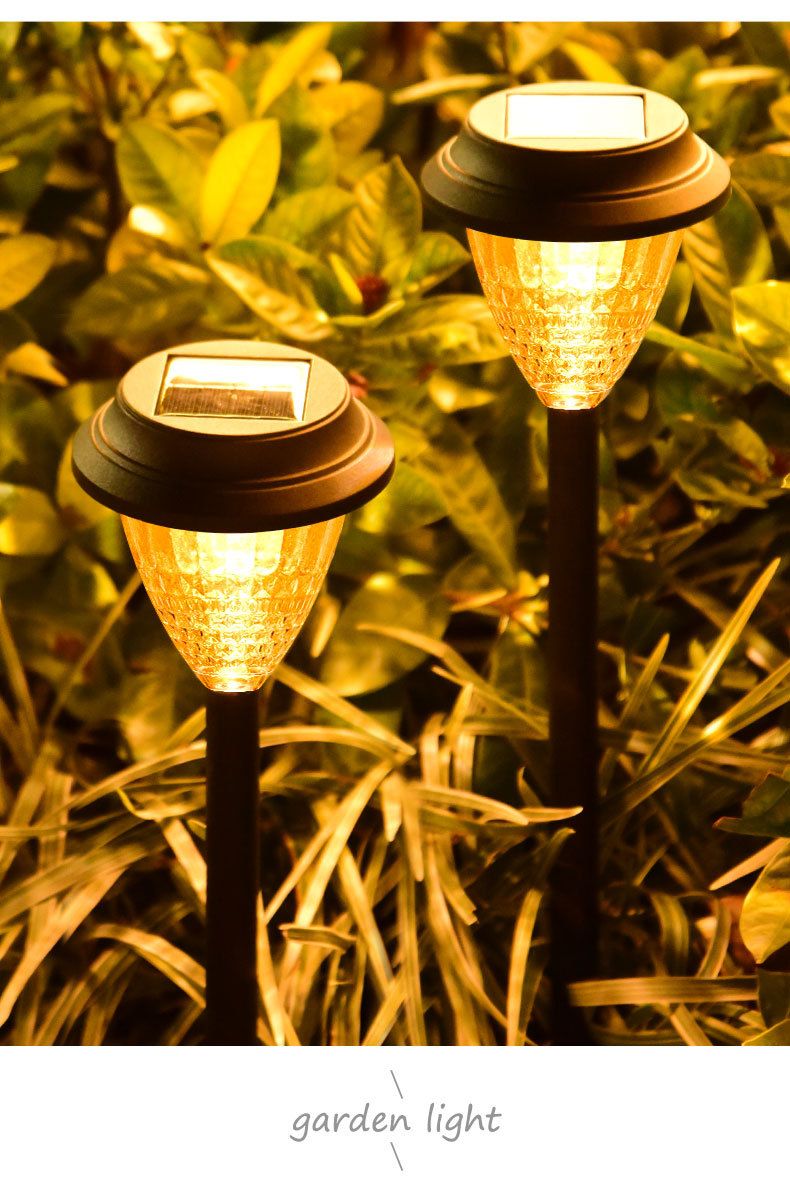 Solar Pathway Lights Outdoor 8 Pack, Bright Solar Lights Outdoor Waterproof, Unique Decoration for Garden Patio Yard (Warm White)