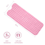Anti Slip Extra Long Bathtub and Shower mat 39" x 16", Wet Floor Non-Slip for Elderly & Kids Bathroom,Longer Bathtub Mats