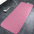 Anti Slip Extra Long Bathtub and Shower mat 39" x 16", Wet Floor Non-Slip for Elderly & Kids Bathroom,Longer Bathtub Mats