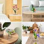 Photo Frame Shaped Clear Acrylic Flower Vase -Picture Frame Vase Flower Arrangement Holder as a Unique Flower Vase for Room Decor