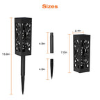 8Pack Solar Pathway Lights Outdoor,Solar Lights Outdoor Waterproof,Solar Lights for Outside Garden,Solar Landscape Lights