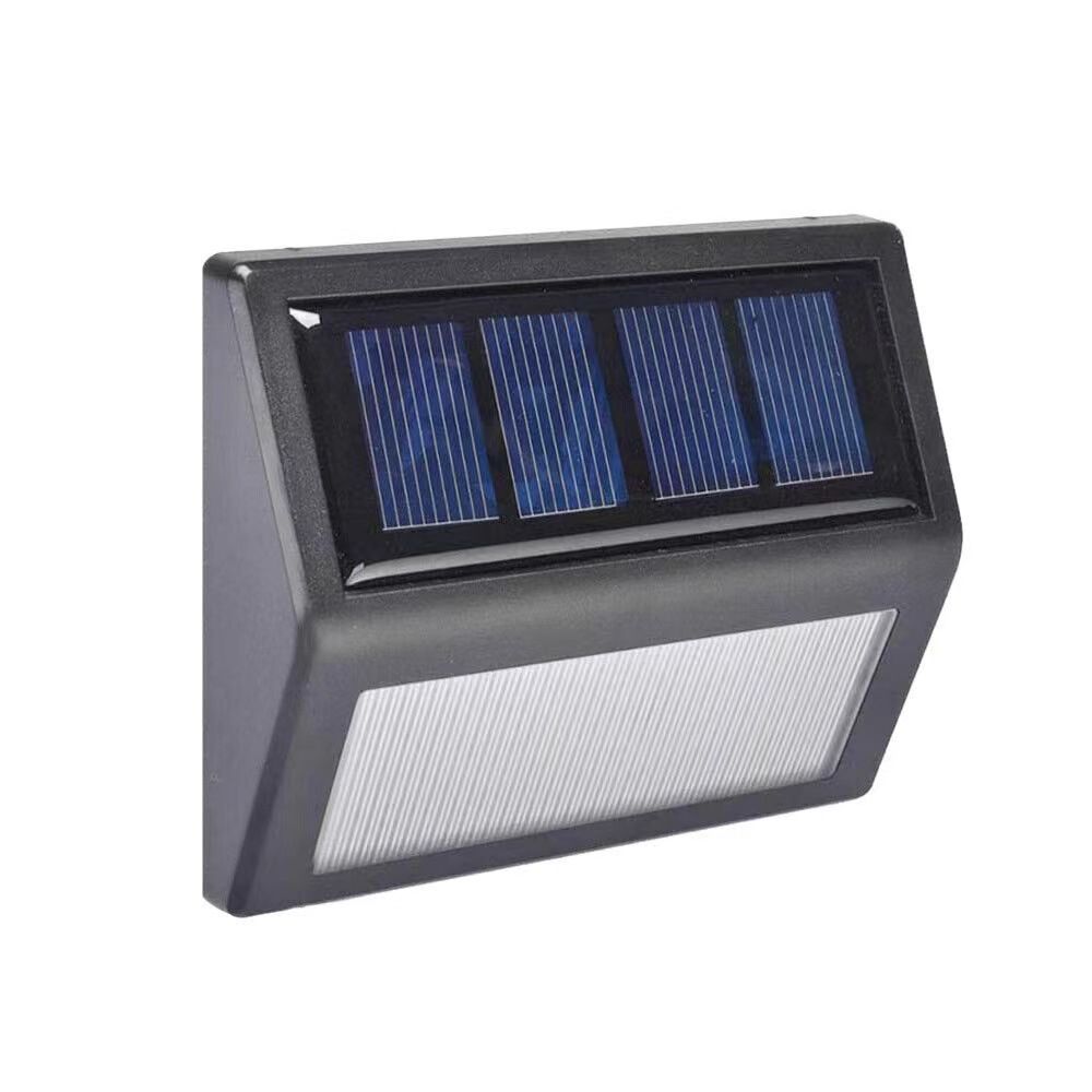 2pcs Solar Step Light Outdoor Solar Deck Light Outdoor Wall Light Solar Stair Light Outdoor Solar Light