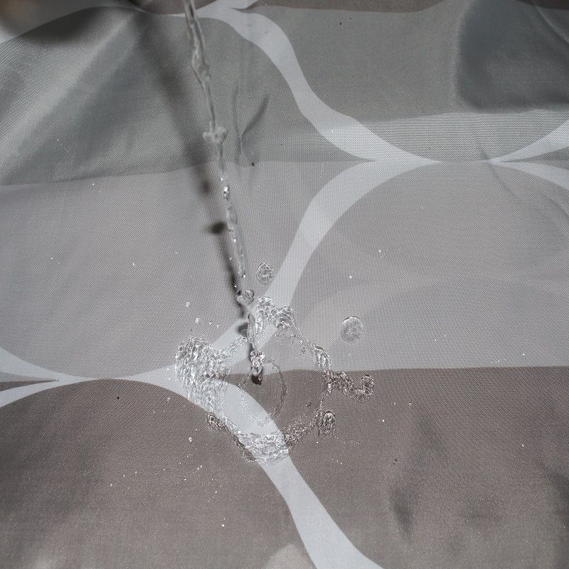 Modern Grey Plaid Fabric Shower Curtain -
80*180cm - Fashionable Bathroom Accessory with Abstract Design