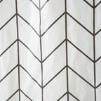 Herringbone Shower Curtain –Water Resistant, Wrinkle Resistant, Machine Washable, Polyester Shower Curtain-Dorm Room 180*180cm