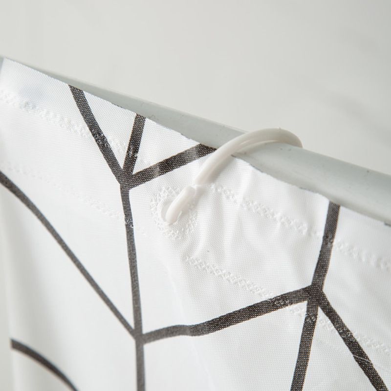Herringbone Shower Curtain –Water Resistant, Wrinkle Resistant, Machine Washable, Polyester Shower Curtain-Dorm Room 180*180cm
