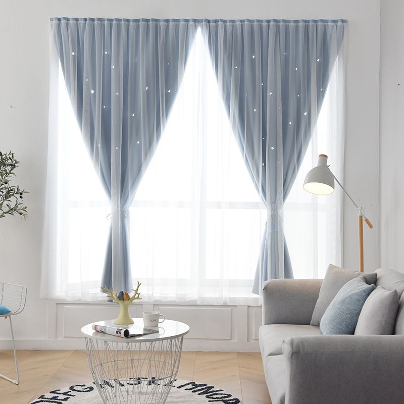 Curtains Blackout Curtains for Bedroom Double Layer Curtains Kids Curtains Cute Curtains Kids Blackout Curtains, Curtains 1 Panel