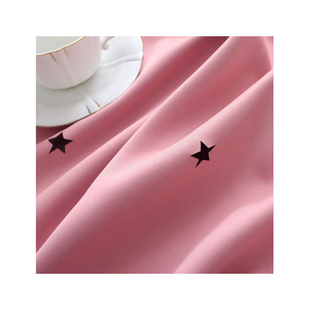 Blackout Curtains for Kids Bedroom, Thermal Insulated Grommet Star Cutout Window Curtain for Living Room, Baby Nursery Curtains