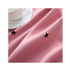 Blackout Curtains for Kids Bedroom, Thermal Insulated Grommet Star Cutout Window Curtain for Living Room, Baby Nursery Curtains