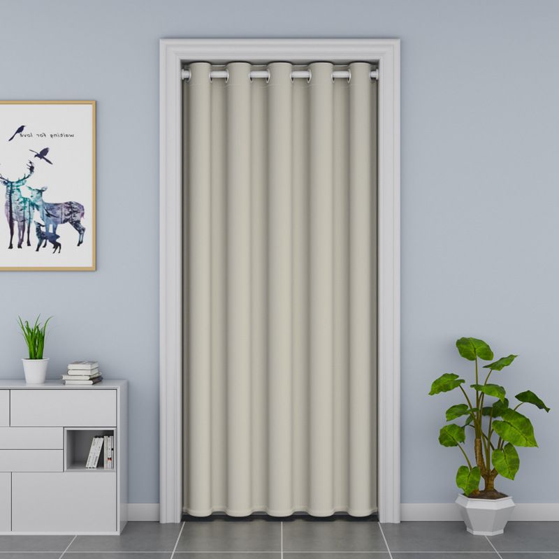 Blackout Door Curtains for Doorway Closet Curtains for Living Room Thermal Insulated Room Darkening Grommet Top Window Drapes