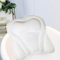 Bath Pillows for Tub,Bath Pillows for Tub Neck and Back Support,Bath Pillow for bathtub with Soft Mesh Fabric(White)