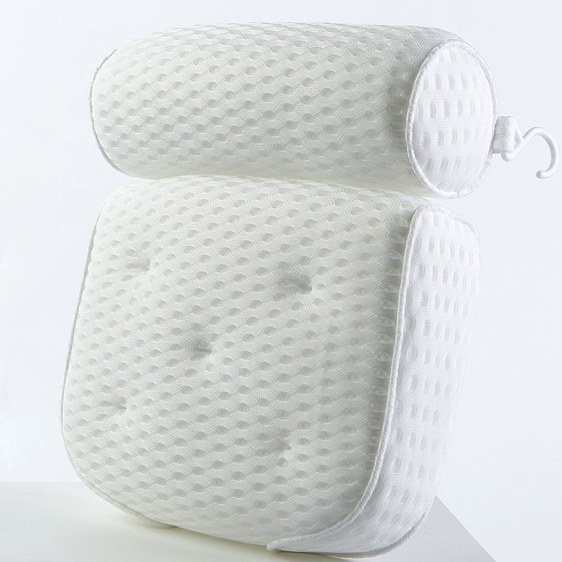 Bath Pillows for Tub with Waterproof Air Mesh Material Technology and Slip Suction Cups,Bath Pillows for Tub Neck and Back Support