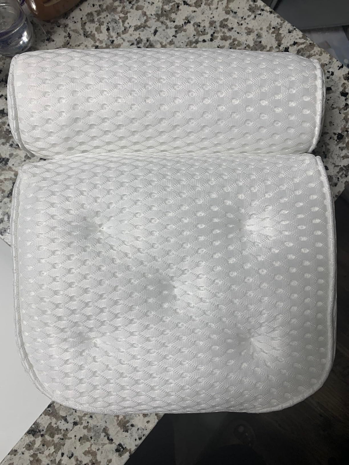 Bath Pillows for Tub with Waterproof Air Mesh Material Technology and Slip Suction Cups,Bath Pillows for Tub Neck and Back Support