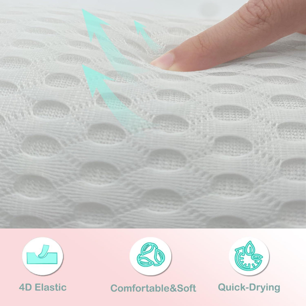 Bath Pillows for tub,Home Spa Pillows for Bathtub, Hot Tub,Head and Neck Support with 2 Strong Suction Cups,Off White