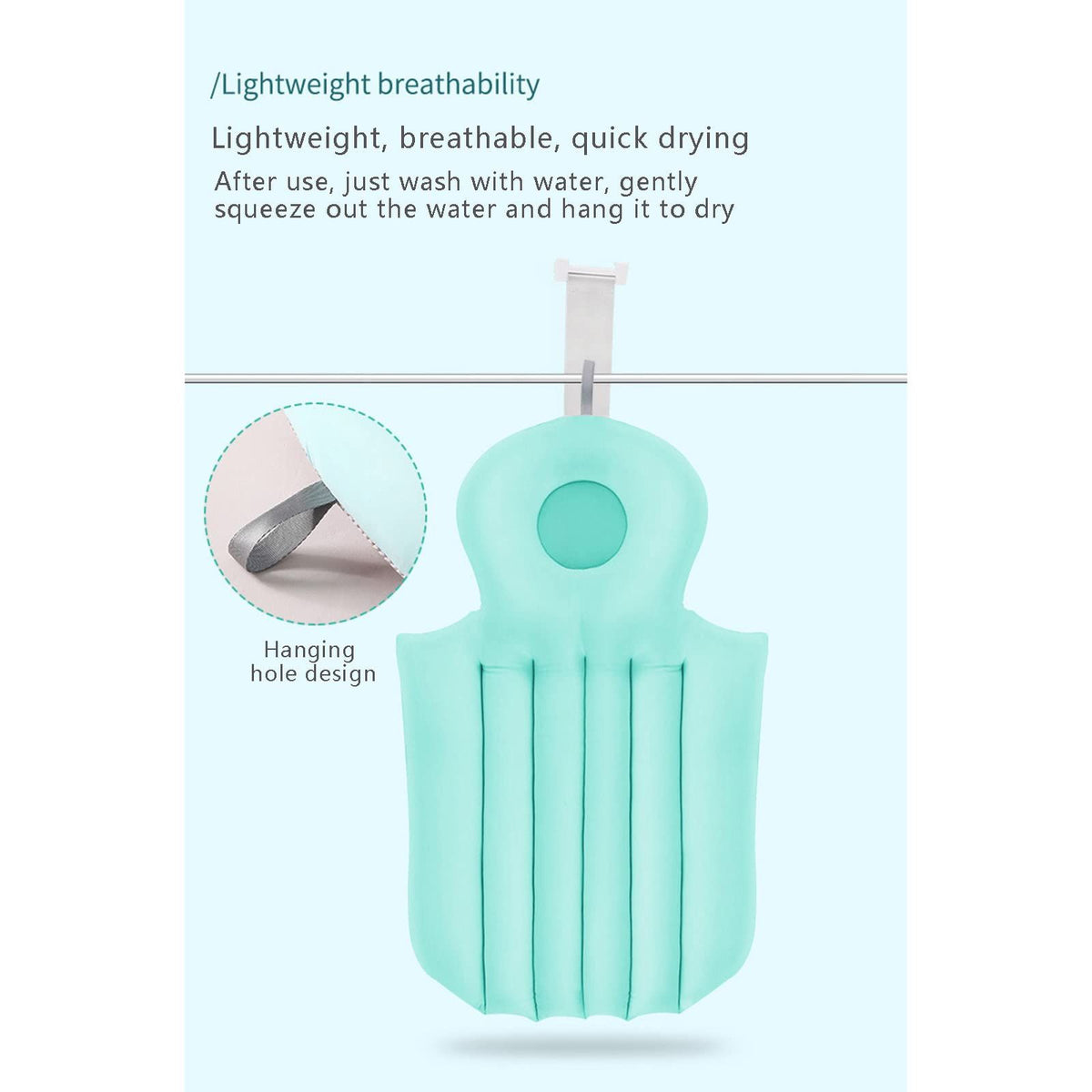 Full Body Bath Pillow, Bath Pillows for Tub, Spa Bathtub Pillow for Head Neck Shoulder and Back Support, Quick Dry Ergonomic