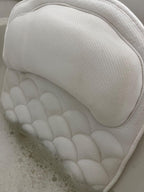 Bathtub Spa Pillow Bath Pillows for tub, with Non-Slip 6 Large Strong Suction Cups, Free Machine Washable Bag