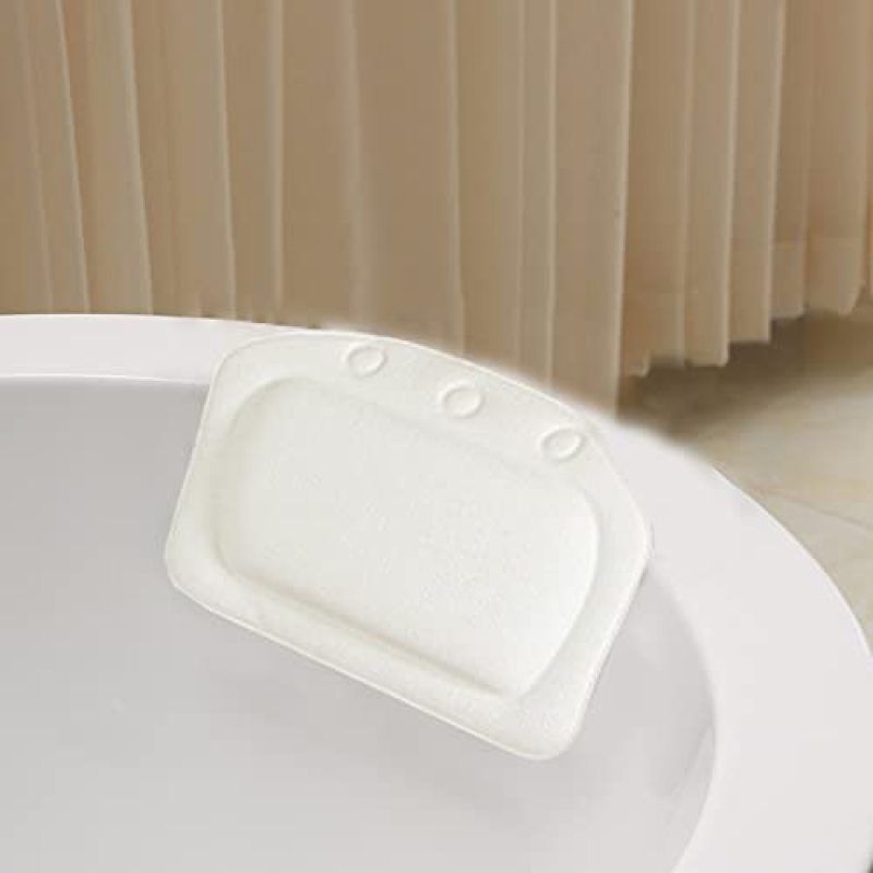 Bath Pillow,Bathtub Spa Pillow with Suction Cups,Tub Pillow,Helps Support Head, Back, Shoulder and Neck