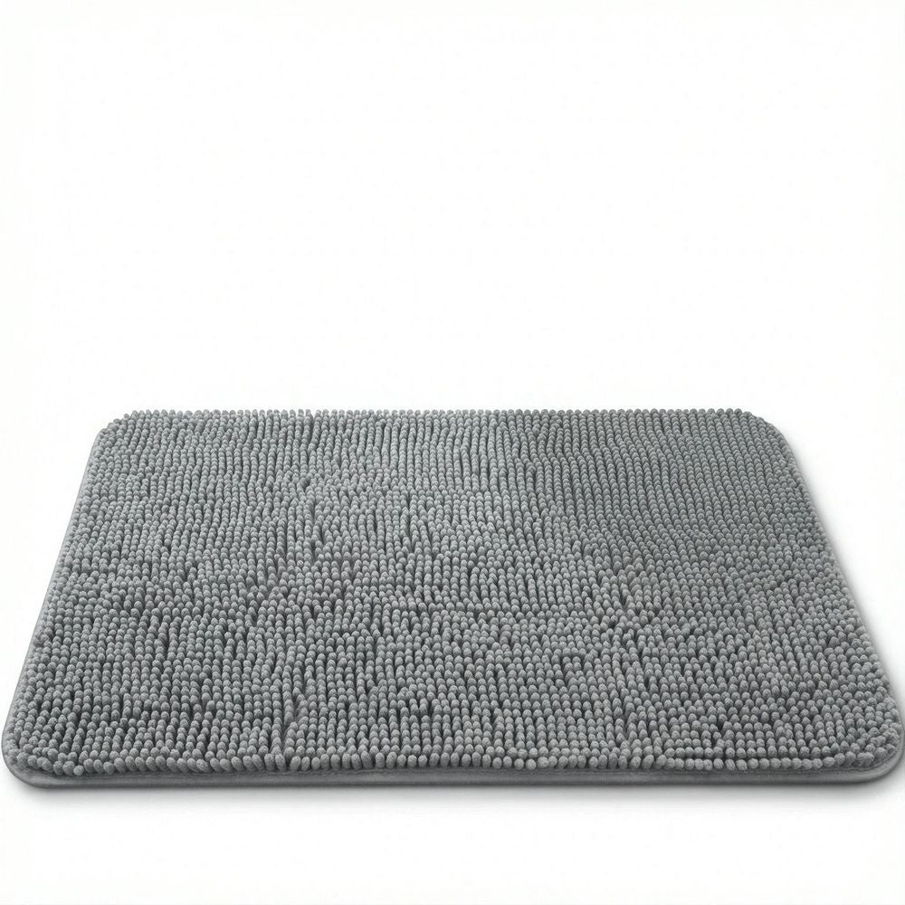 Dog Door Mat for Muddy Paws,Absorbs Moisture and Dirt,Non-Slip Washable Mat,Entry Indoor Door Mat for Inside Floor(40*60CM, Grey)