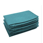 Under bed Clothing Storage Bags, Clothes Storage Bag Foldable, Fabric zip storage Box with lids, Waterproof Thick 3 Pack