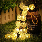 Solar String Lights, Outdoor String Light Lighting Modes Waterproof Solar Powered Patio Solar Light for Garden Yard Porch 30 LED