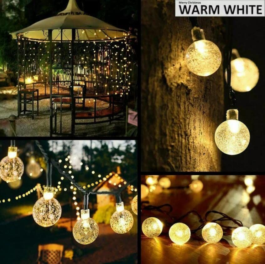 Solar String Lights, Outdoor String Light Lighting Modes Waterproof Solar Powered Patio Solar Light for Garden Yard Porch 30 LED