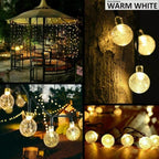 Solar String Lights, Outdoor String Light Lighting Modes Waterproof Solar Powered Patio Solar Light for Garden Yard Porch 30 LED