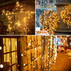 Solar String Lights for Outside,39Ft 100 LED Solar String Lights Outdoor with 8 Modes,Solar Lights for Outside Waterproof for Yard