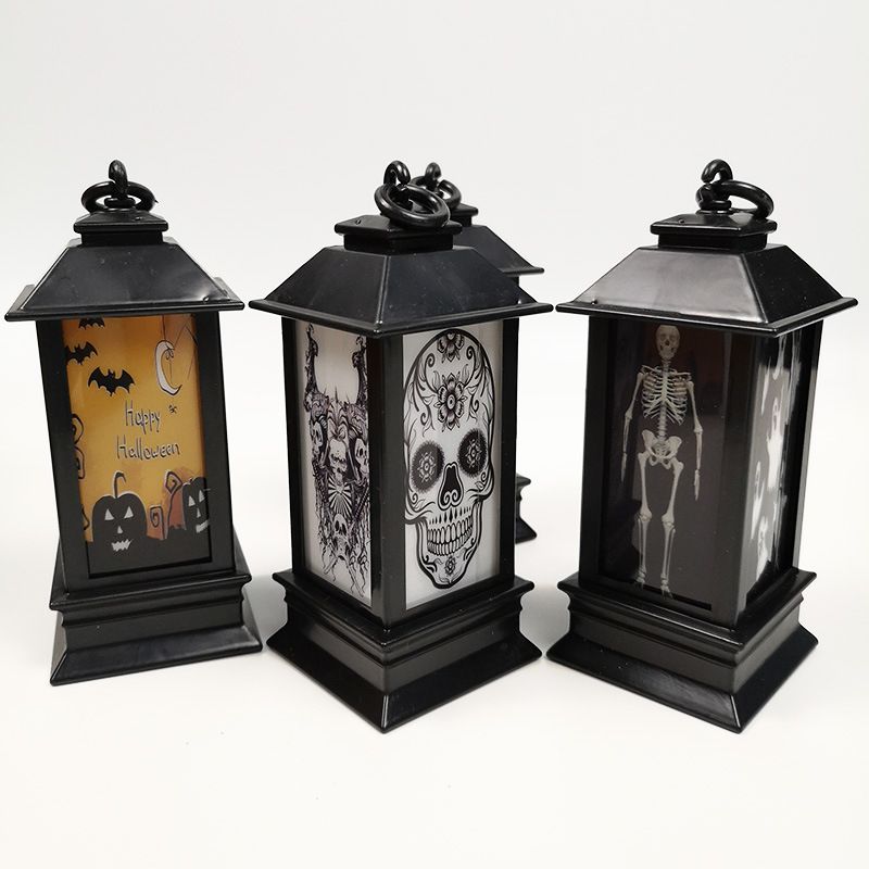 Halloween Decoration Night Lights Atmosphere Lights Good-Looking Indoor Outdoor Party Porch Decoration Lights Perfect Props （4pcs）