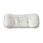 Ergonomic Neck Pillow for Kids | Soft Cozy Comfort Sleeping Pillow | Memory Foam Contour Pillow for Side, Back & Stomach Sleepers | 50x30cm White Rectangle Pillow