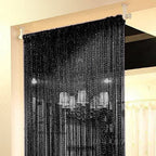Home Decor Sequin Curtain for Doorway,Door String Curtains, 39x79 inch Hanging,Closet Bedroom Blind Living Room Divider,Window Wall Panel Fringe Backdrops Sheer no Beads Beaded Decorative Crystal