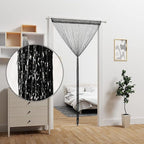 Home Decor Sequin Curtain for Doorway,Door String Curtains, 39x79 inch Hanging,Closet Bedroom Blind Living Room Divider,Window Wall Panel Fringe Backdrops Sheer no Beads Beaded Decorative Crystal