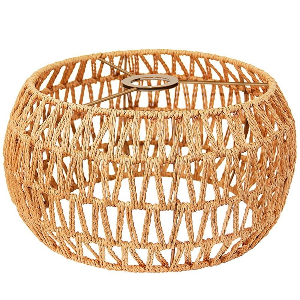 Hanging Light Lamp Shades Boho Rattan Lamp Shades, Woven LampShades for Floor Lamps Rattan Pendant Lights