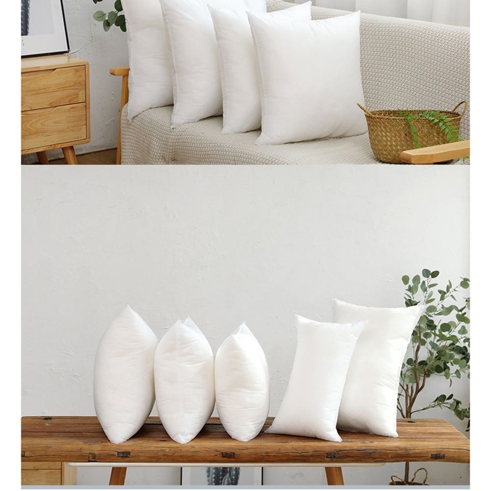 18"x18" Outdoor Pillow Inserts, Water Resistant Throw Pillow Inserts, Cushion Inner Pads for Patio, Furniture, Sofa, Bed, Living Room, Garden Decorative Waterproof Pillow Inserts