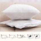 18"x18" Outdoor Pillow Inserts, Water Resistant Throw Pillow Inserts, Cushion Inner Pads for Patio, Furniture, Sofa, Bed, Living Room, Garden Decorative Waterproof Pillow Inserts