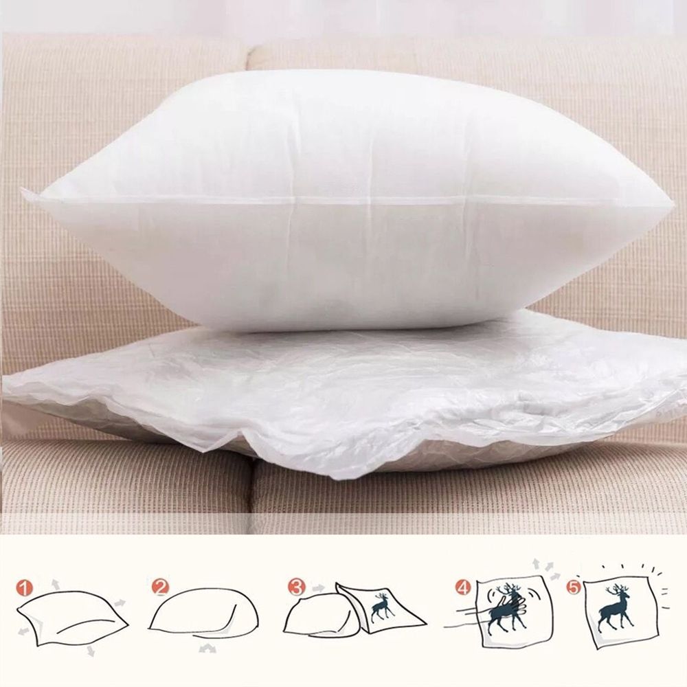 18"x18" Outdoor Pillow Inserts, Water Resistant Throw Pillow Inserts, Cushion Inner Pads for Patio, Furniture, Sofa, Bed, Living Room, Garden Decorative Waterproof Pillow Inserts