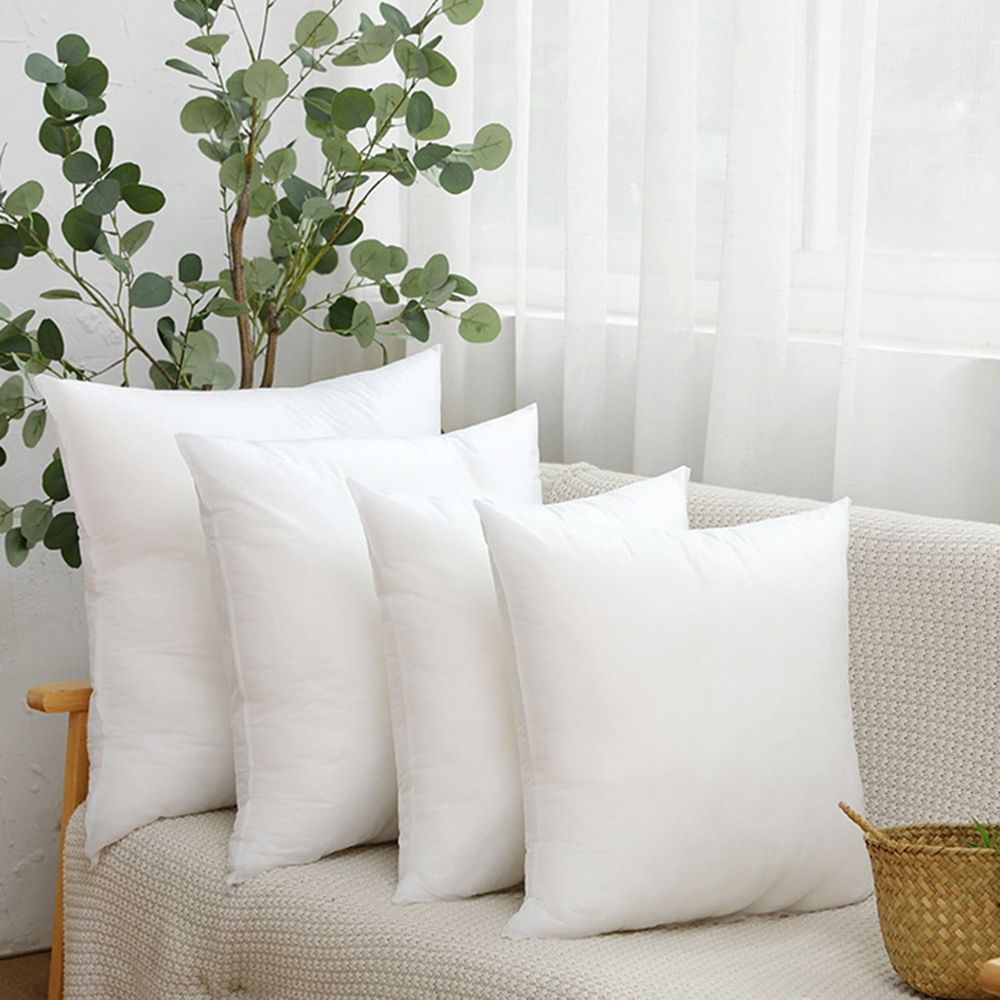 18"x18" Outdoor Pillow Inserts, Water Resistant Throw Pillow Inserts, Cushion Inner Pads for Patio, Furniture, Sofa, Bed, Living Room, Garden Decorative Waterproof Pillow Inserts